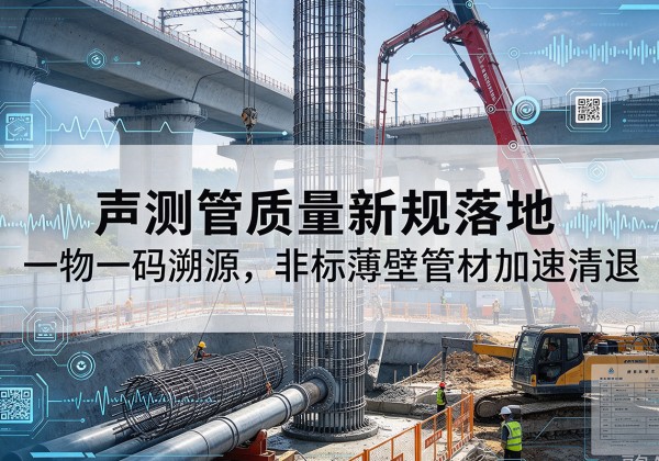单县声测管质量新规落地，一物一码溯源，非标薄壁管材加速清退